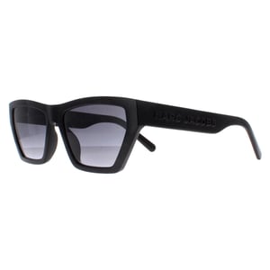Marc Jacobs Cat Eye Womens Glänzend Schwarz Dunkelgrau Gradient MARC 657/S