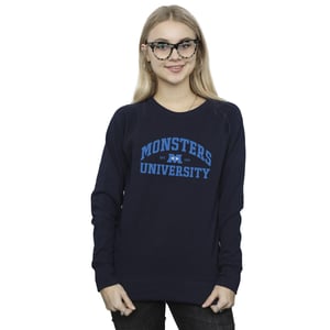Disney Monsters University Logo-Sweatshirt für Damen/Damen (Marineblau)