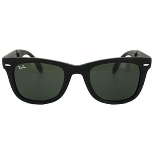 Lunettes De Soleil Ray-Ban Raying Wayfarer 4105 Mat Noir Vert 601S