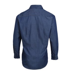 Premier - Hemd Jeans Style Naht für Herren (Indigo-Jeansblau)