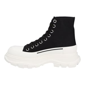 Alexander McQueen Tread Slick Boot in Schwarz/Weiß