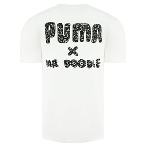 Puma x Mr. Doodle Kurzarm Crew Neck White Herren T-Shirt 598683 02