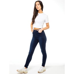 Enzo Womens Skinny Stretch Jeans