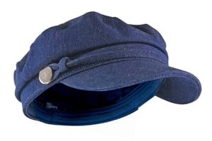 Damen Baumwolle Peaked Denim oder Kord Baker Boy Hut Fiddler Cap