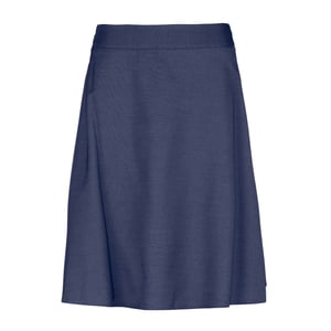 Cloche-Rock im Denim-Stil