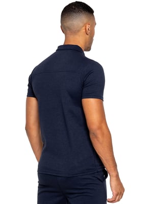 Enzo | Herren Zip Up Polo Shirt