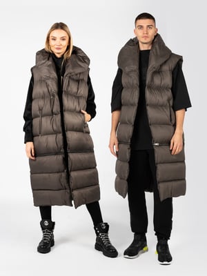 La Haine Inside Us Weste Unisex-LM068 Damen grau