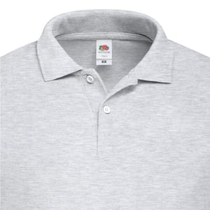 Fruit of the Loom Herren Original Polo Shirt (Grau Heather)
