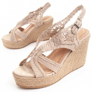Montevita Wedge Sparto Sandale Spartsum10 in Beige