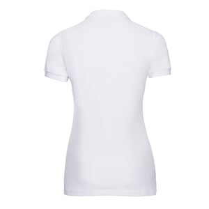 Russell - Poloshirt Stretch für Damen (Weiß)