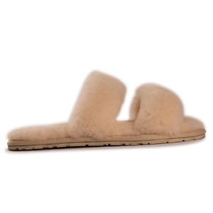 Aus Wooli Australia Damen Schafsfell Wolle Ballart Sandalen