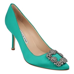 Manolo Blahnik Hangisi 090 Pumps Grün