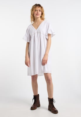 Dreimaster Kleid Damen Weiss