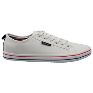 Ben Sherman Lowell Mens White Plimsolls