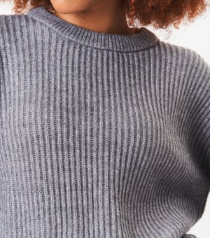 Übergroßer Pullover aus Grobstrick