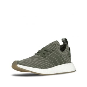 Adidas nmd_r2 Primeknit-Schnüre-up Grüne Synthetische Frauen Running Trainer By9953
