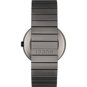 Gucci YA133210 Interlocking graues Zifferblatt Herrenuhr