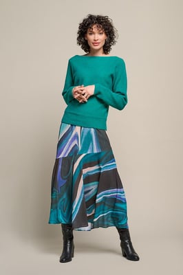 Rock mit Maycey-Print Multi