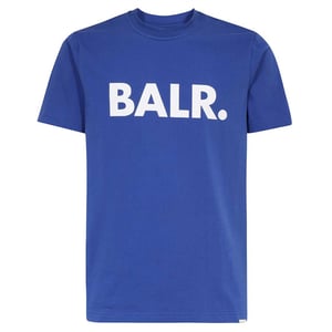 Brand Straight T-Shirt von BALR. in der farbe Blau und in größe M.
