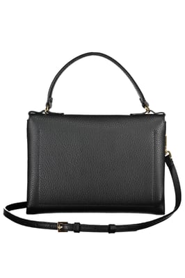 Coccinelle Damen schwarze Leder-Handtasche
