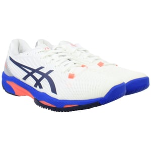 Asics Solution Speed FF 2 Damen Weiße Tennisschuhe