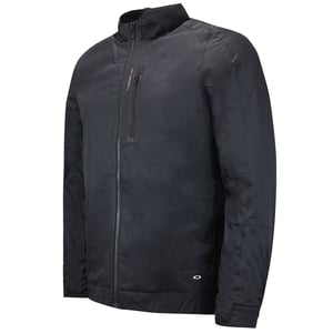Oakley City Performance Long Sleeve Reißverschluss up schwarze Herren Bomberjacke 412423 02e
