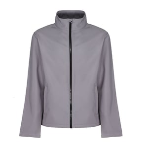 Regatta Herren Ablaze druckbare Softshell-Jacke (Rock Grey/Schwarz)