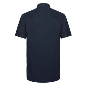 Russell Collection - Hemd für Herren kurzärmlig (Leuchtend Navy-Blau)