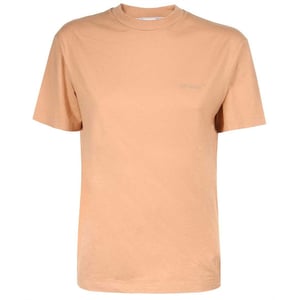 Off-White Diag Regular Fit Braunes T-Shirt