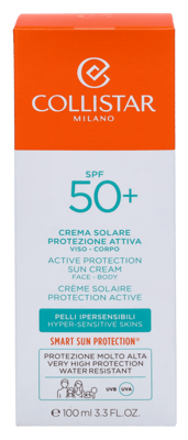 Collistar Aktive Schutz Sonnencreme Gesicht Körper SPF 50+ 100ml