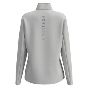 Forelson - "Broadway" Base Layer Oberteil mit kurzem Reißverschluss für Damen - Emblem (Grau)