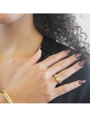 Prestige Ring - Gold und Kristall