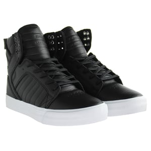 Supra Skytop Black/White Black Herren Trainer