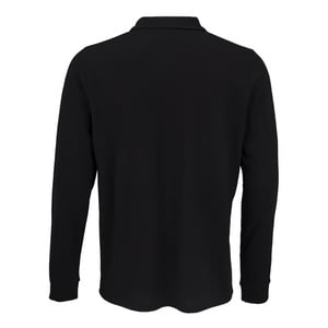 SOLS - Poloshirt für Herren/Damen Unisex Langärmlig (Schwarz)