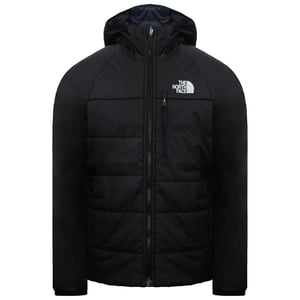The North Face Wendbare, schwarz/marineblaue Wattierte Kinderjacke