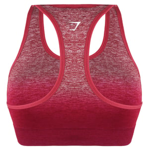 Gymshark nahtloser Frauen Ombre Burgund Sport Bra