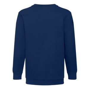 Fruit of the Loom - "Premium" Sweatshirt für Kinder angesetzte Ärmel (Marineblau)