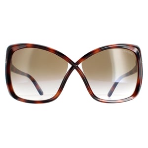 Tom Ford Butterfly Womens Blonde Havana Brown Gradient FT0943 Jasmin Sunglasses