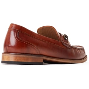 Base London Madison Leder Herren braune Slipper