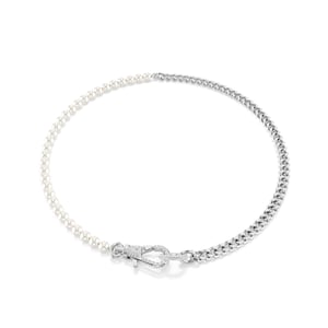 Swarovski 'Dextera' Damenhalskette aus Metall - Silber 5689634