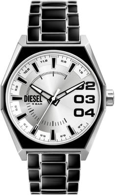 Diesel Scraper Schwarz Herren Armbanduhr DZ2195