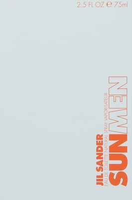 Jill Sander Sun Men Eau de Toilette 75ml Natürliches Spray für Ihn