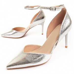 Montevita Absatzschuh Festshoe6 in Silber