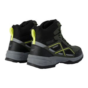 Regatta - Herren Wanderstiefel "Vendeavour" (Dunkel-Khaki/Leuchtend Limone)