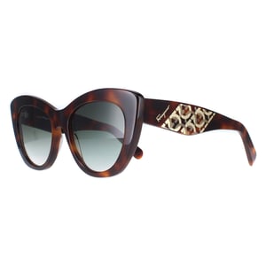 Salvatore Ferragamo Cat Eye Damen Schildpatt Grau Gradient SF1022S