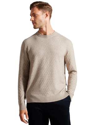Ted Baker | Herren Strickpullover mit Rundhalsausschnitt - Loung