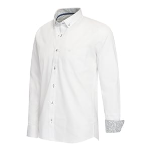 Cappuccino Italia Hemd für Herren. Das Hemd ist aus Baumwolle und Elastan gefertigt und hat eine normale Passform. Auf der Brusttasche ist ein schönes Cappuccino-Logo aufgestickt. Marke: Cappuccino ItaliaModellname: Stretch Shirt AnconaKategorie: HerrenMaterialien: Baumwolle, ElastanFarbe: weiß