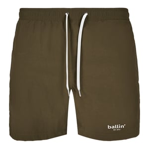 Small Logo Zwembroek von Ballin Est. 2013 in der farbe Grun und in größe S.