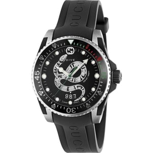 Gucci YA136323 Tauchen Schlange Zifferblatt 40mm Unisex-Uhr
