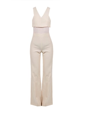 Patrizia Pepe Overall Damen beige